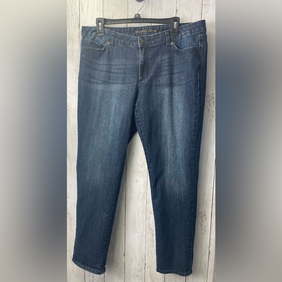 Michael Kors Dark Blue Denim Jeans size 12 - Picture 1 of 8